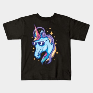 unicorn music Kids T-Shirt